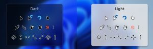 分享一套 Windows 概念版鼠标的光标样式（深色/明亮）-优享云博客